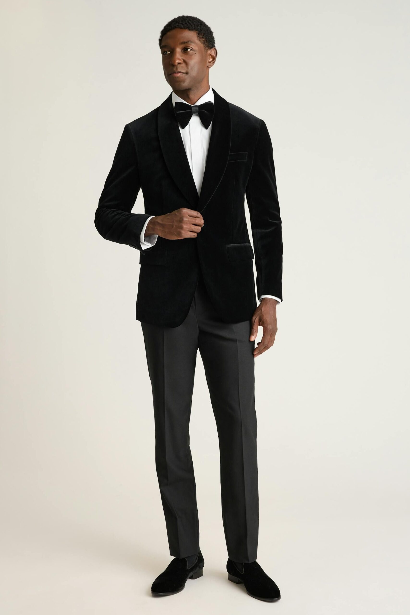 🧣 👒 Jetsetter Italian Velvet Blazer in Neon Noir Elegance | design inspiration d 871