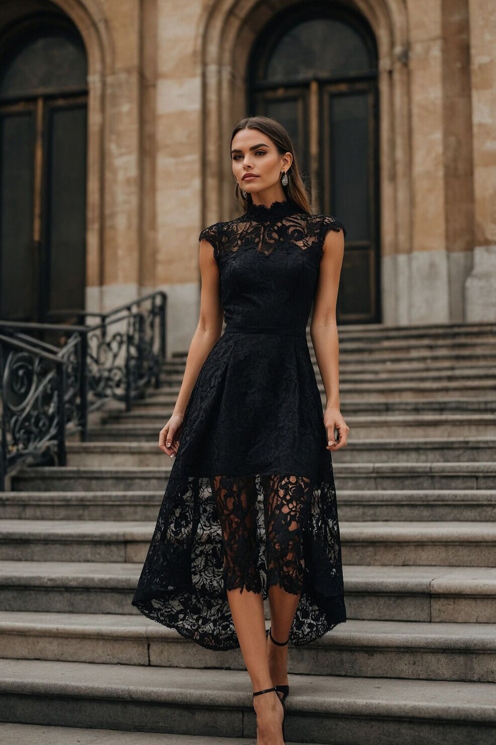 10 Bold Black Outfits with Neon Glam & Vintage Elegance for Birthday Glamour ⟐ u 640