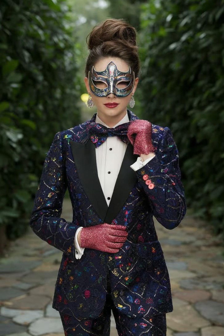 🧿 15 Enchanting Masquerade Styles for a Night of Neon Glamour | creative luxury  668