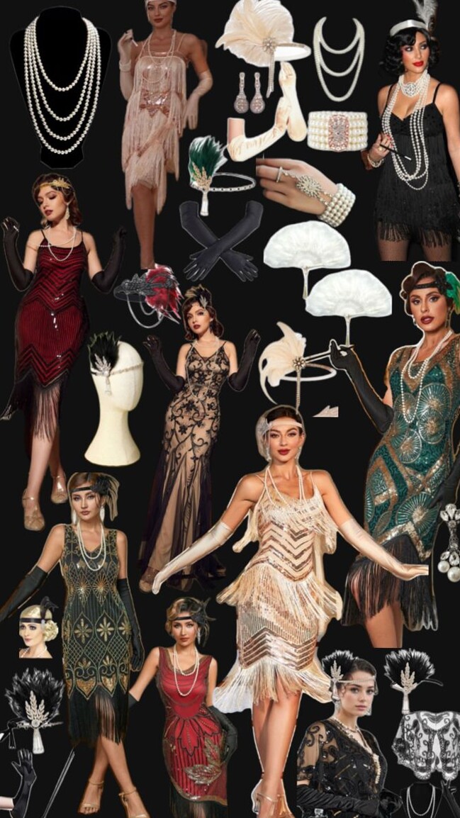 creative luxury feed • Gilded Glamour Night: Art Deco Dreams & Neon Jazz Echoes  320