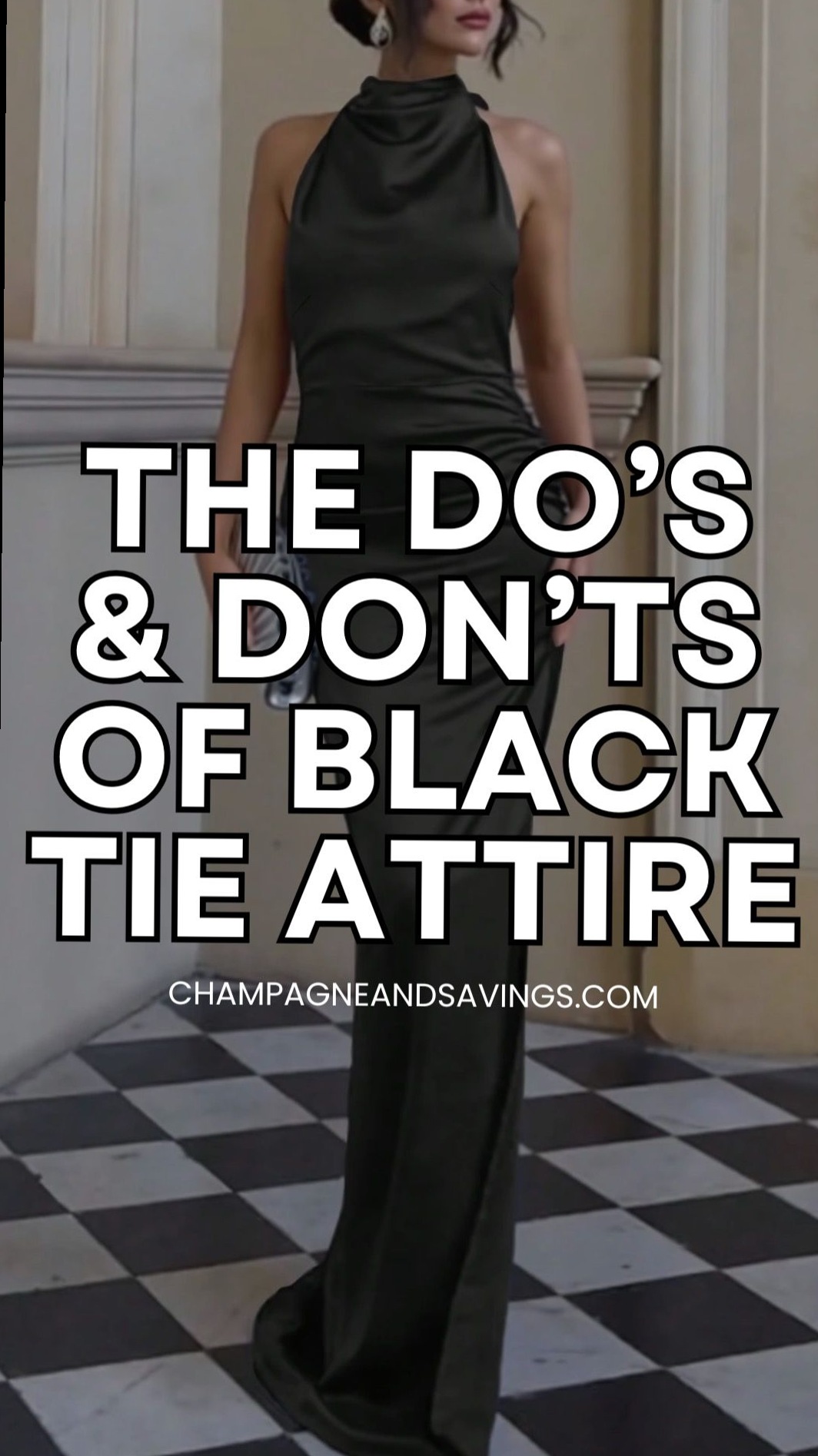 daily dose of beauty • Neon Elegance: Black Tie Glam for Vintage-Inspired Guests 785