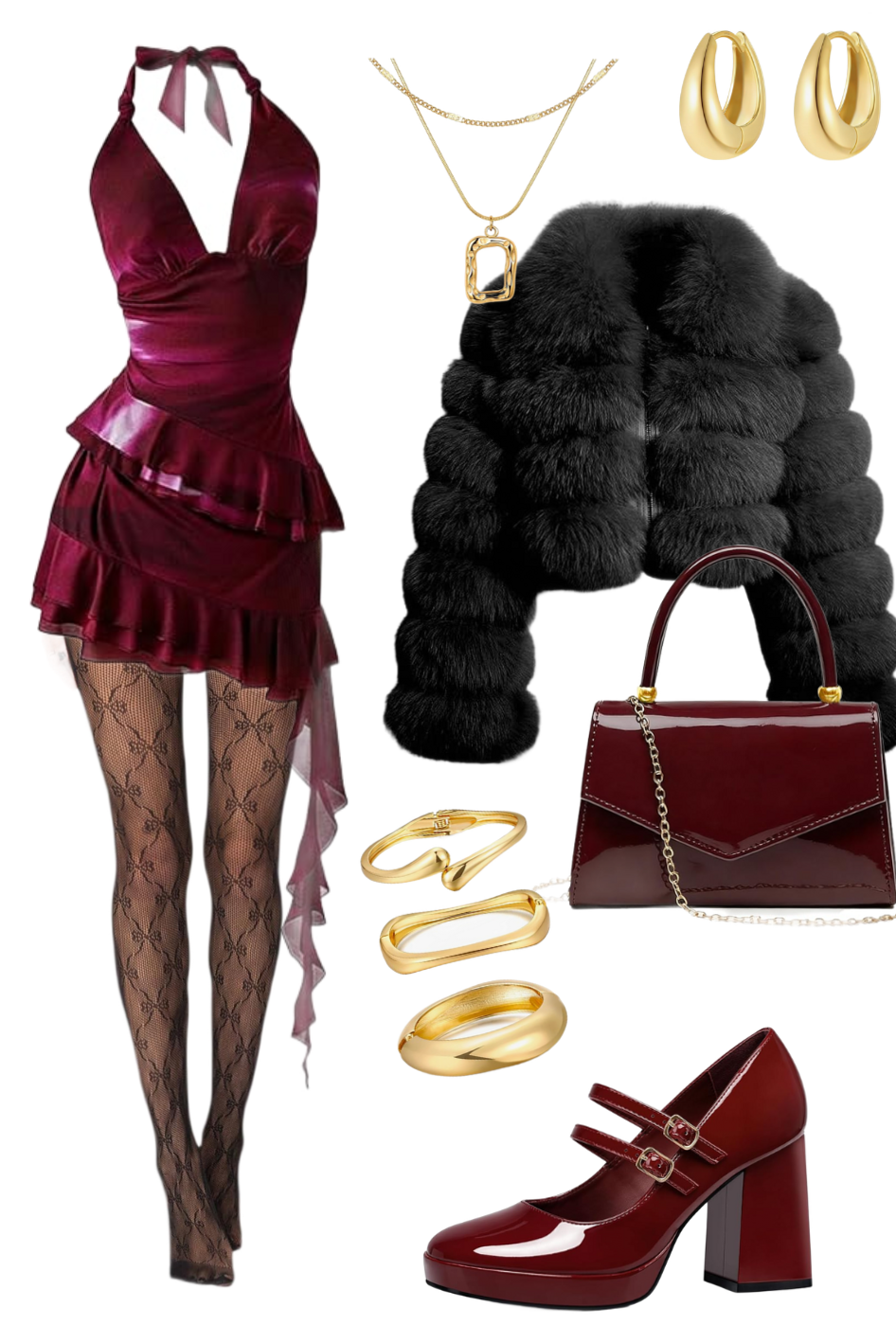 Dark Glamour Neon Elegance for Night Owls ⟐ visual vocabulary 874