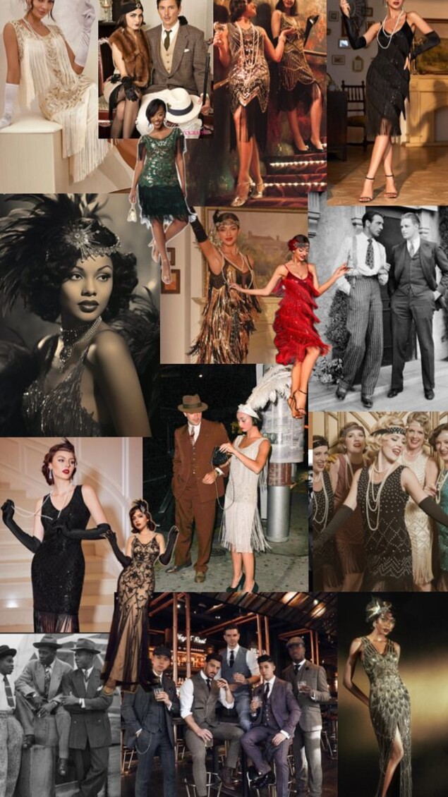 Neon Gatsby Glam – Vintage Party Aesthetics & Luxe Art Vibe | 🔵 🌃 🌃 creative cor 510