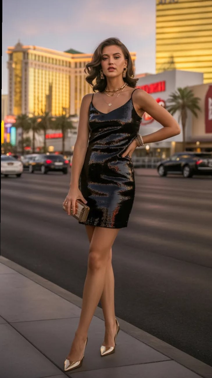 🎈 👠 ✦ Neon Glam Outfits for Every Las Vegas Moment 584