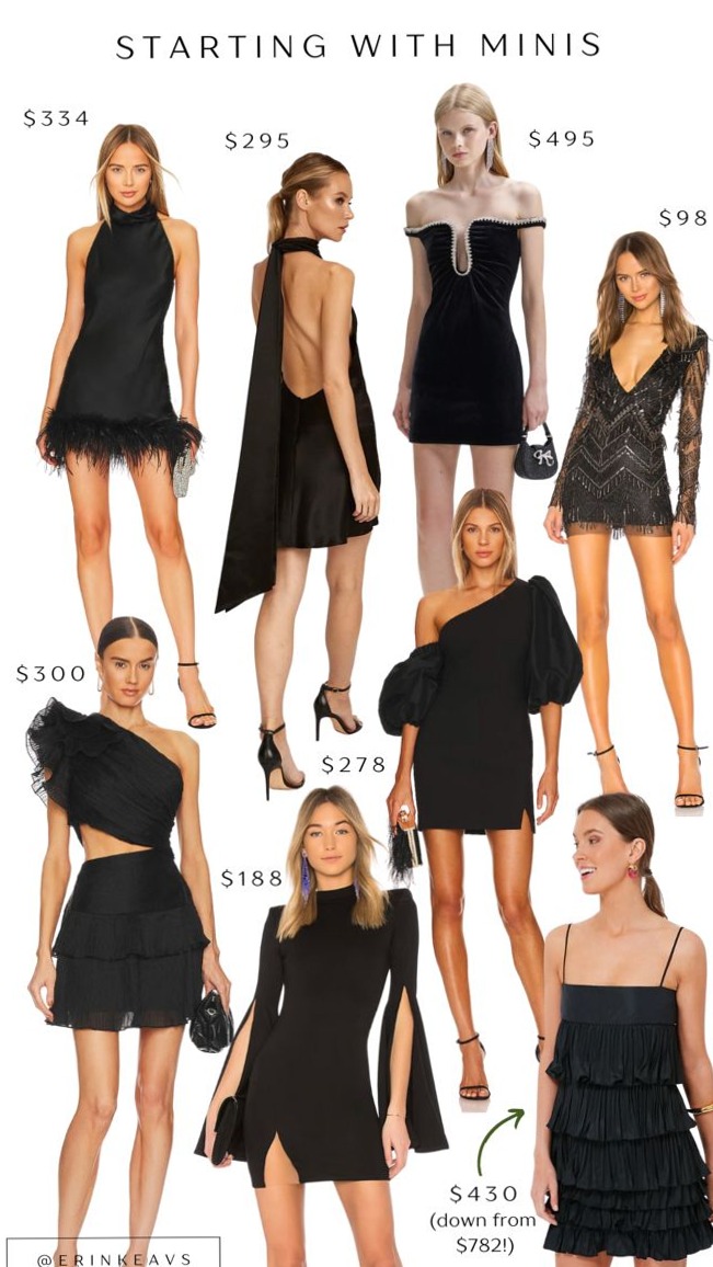 Neon Noir Elegance: Vintage-Inspired Party Dresses ⟐ visual vibe curator 298