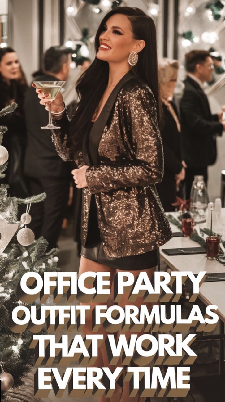 night to remember: 👗 🕶️ Neon-Glow Office Party Looks with Vintage Edge 245