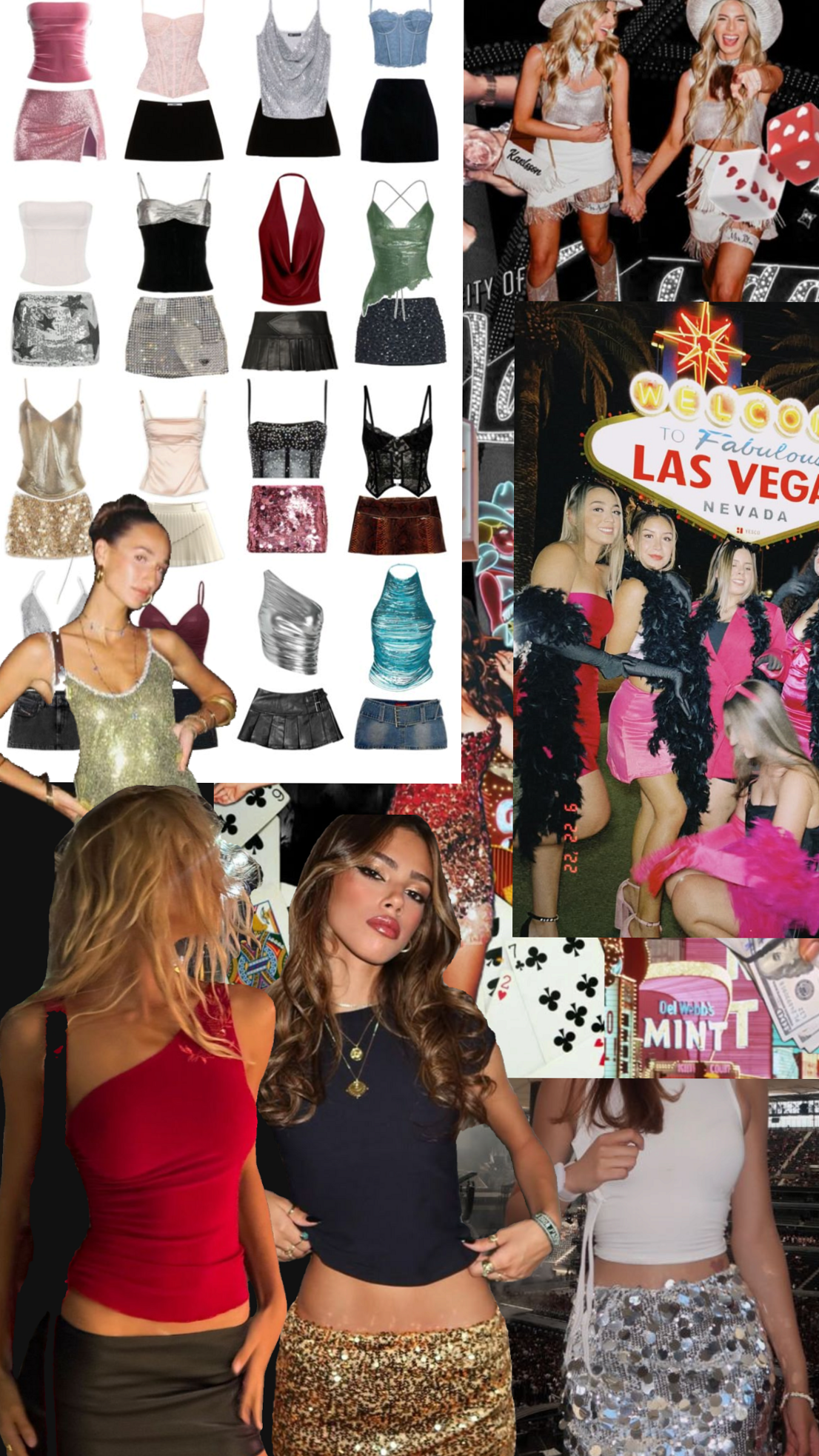 retro glamour inspiration: Neon Glamour: Vintage Vegas Party Aesthetic 🗺️ 175