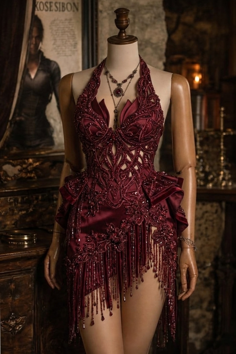 🖤 style study session ✦ Dark Coquette Vibe: Neon Elegance & Vintage Glamour 687