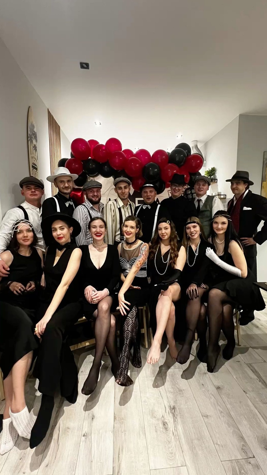 🛳️ visual vibe curator ✦ Mystique Mafia Soirée: Neon Glamour & Vintage Vibe 979